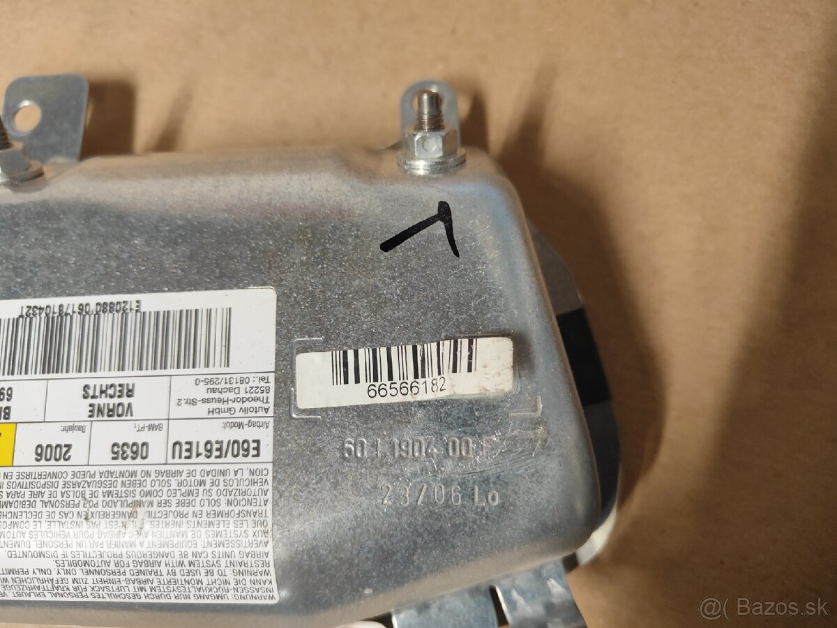 BMW E60 E61 airbagy predných dverí - 4