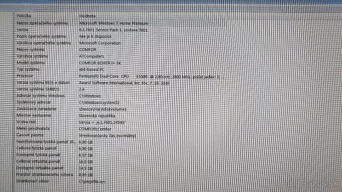 Počítač Comfor - 4