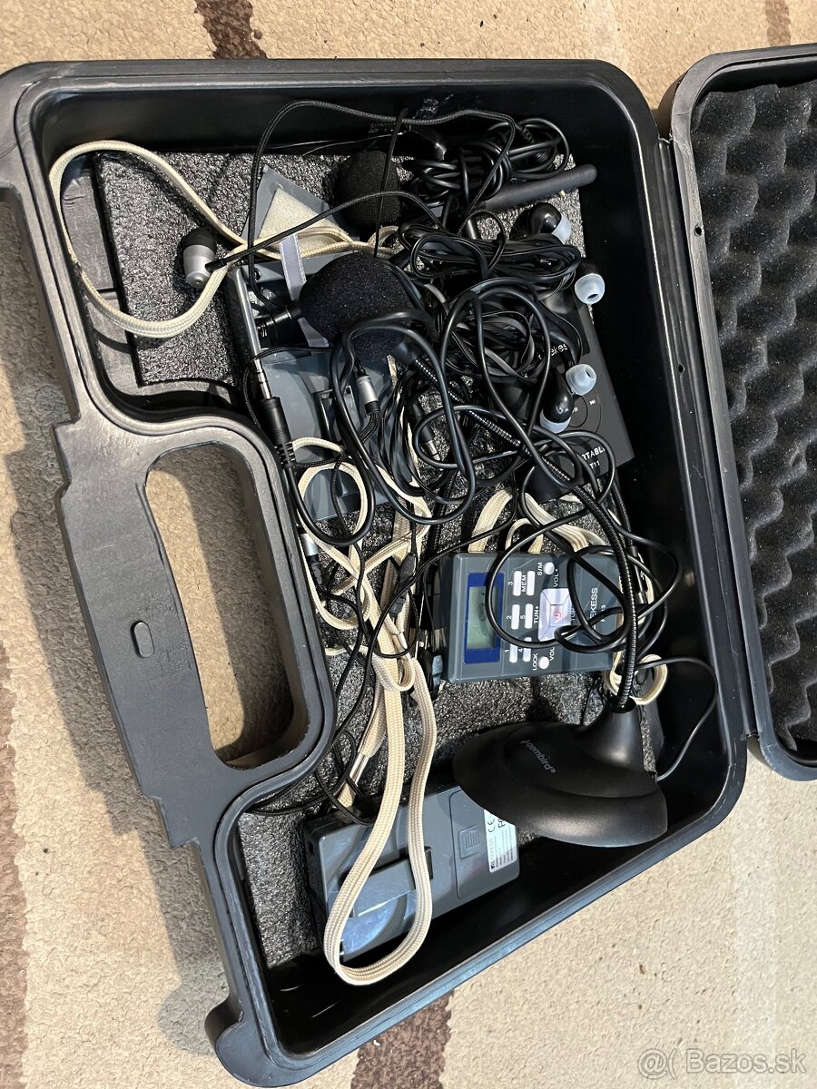 FM vysielač pre spruevodcu + 3 prijímače - 4