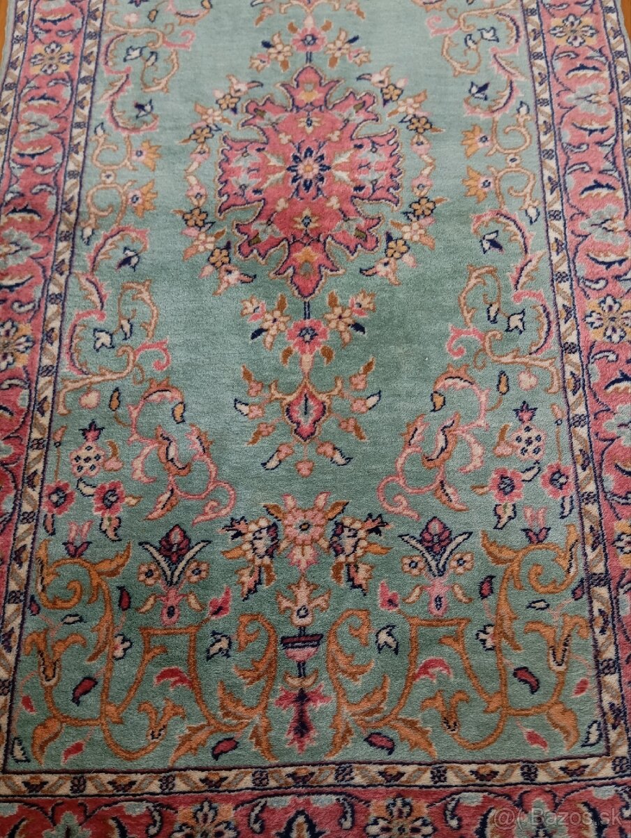 ⭐Nádherný perzský hodvábný koberec Nain 140x70⭐ - 4