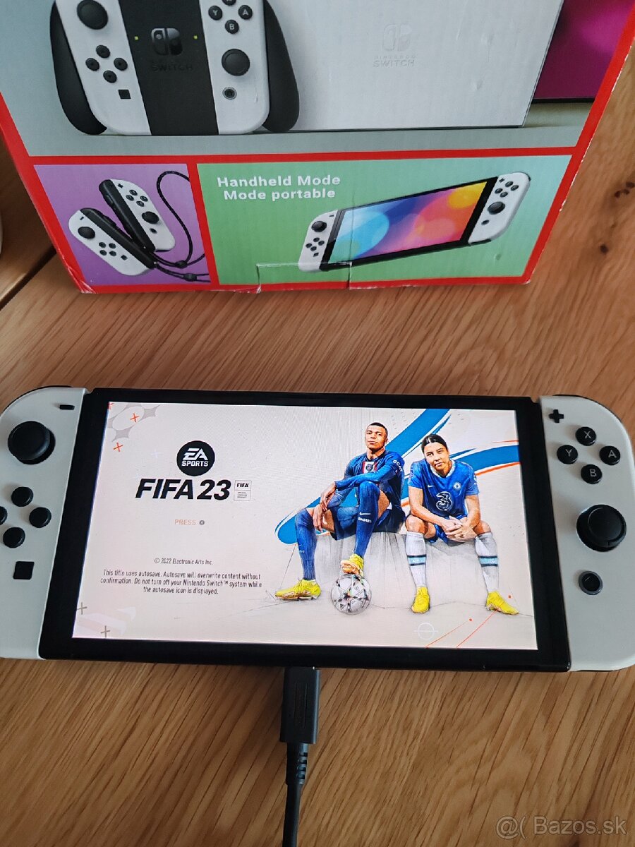 Nintendo Switch Oled-white+hry - 4