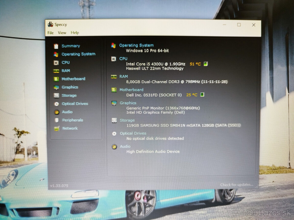 notebook Dell E7240 - 12.5", Core i5-4300u, 8GB, SSD, Win10 - 4