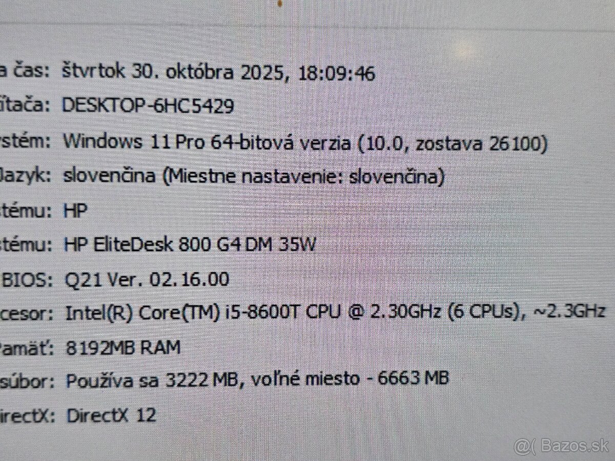 HP elite desk G4 250e - 4