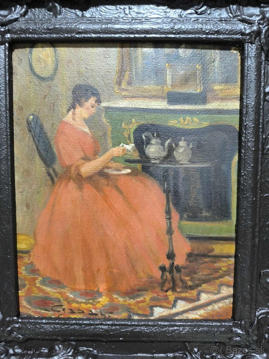 Stará olejomaľba - 4