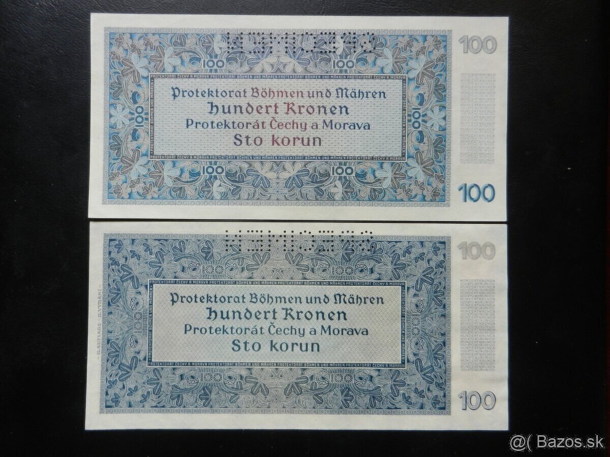 Bankovky protektorát 4 - 4