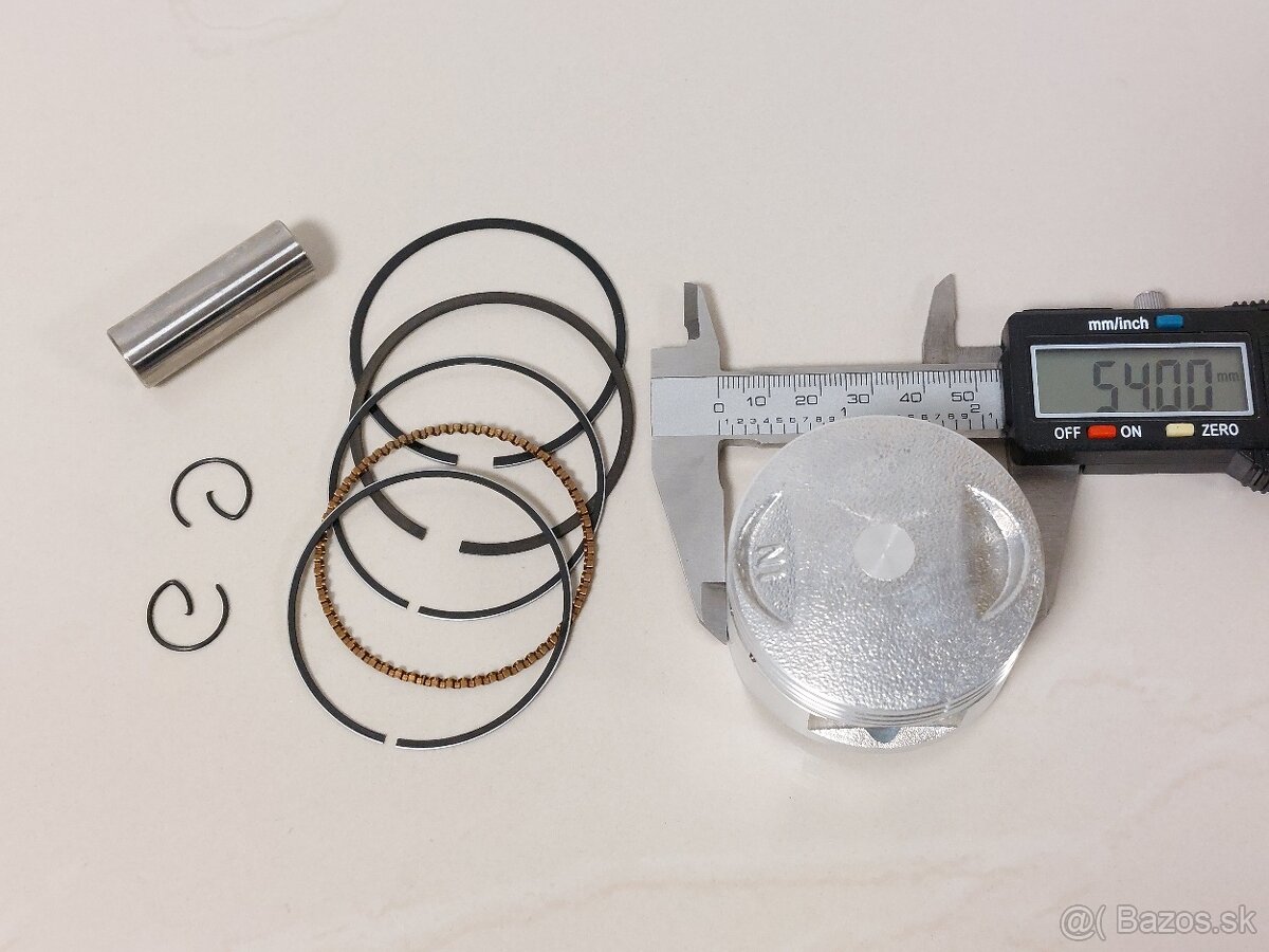 Piest 125ccm 54mm čap krúžky - 4