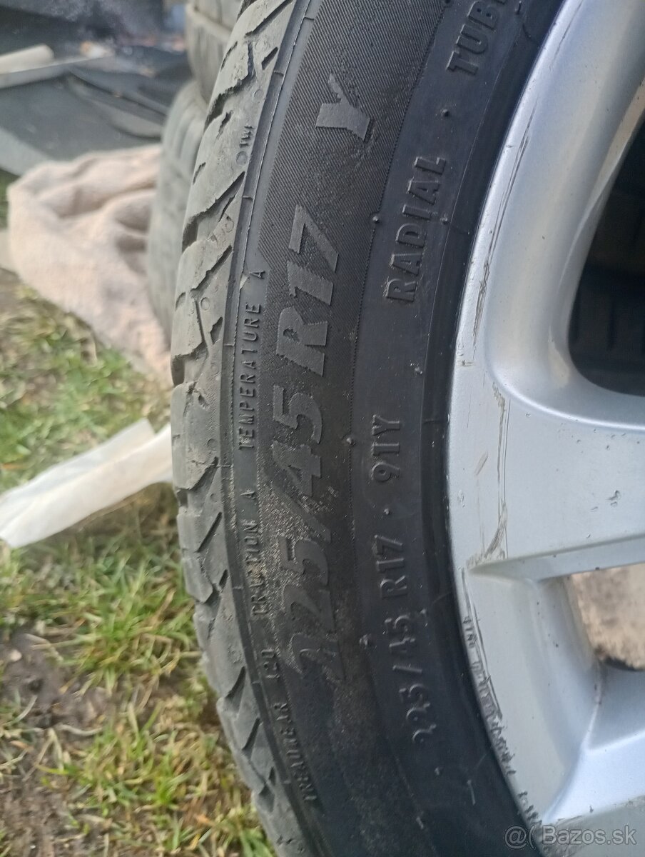 Predám hliníkové disky R17 - 4