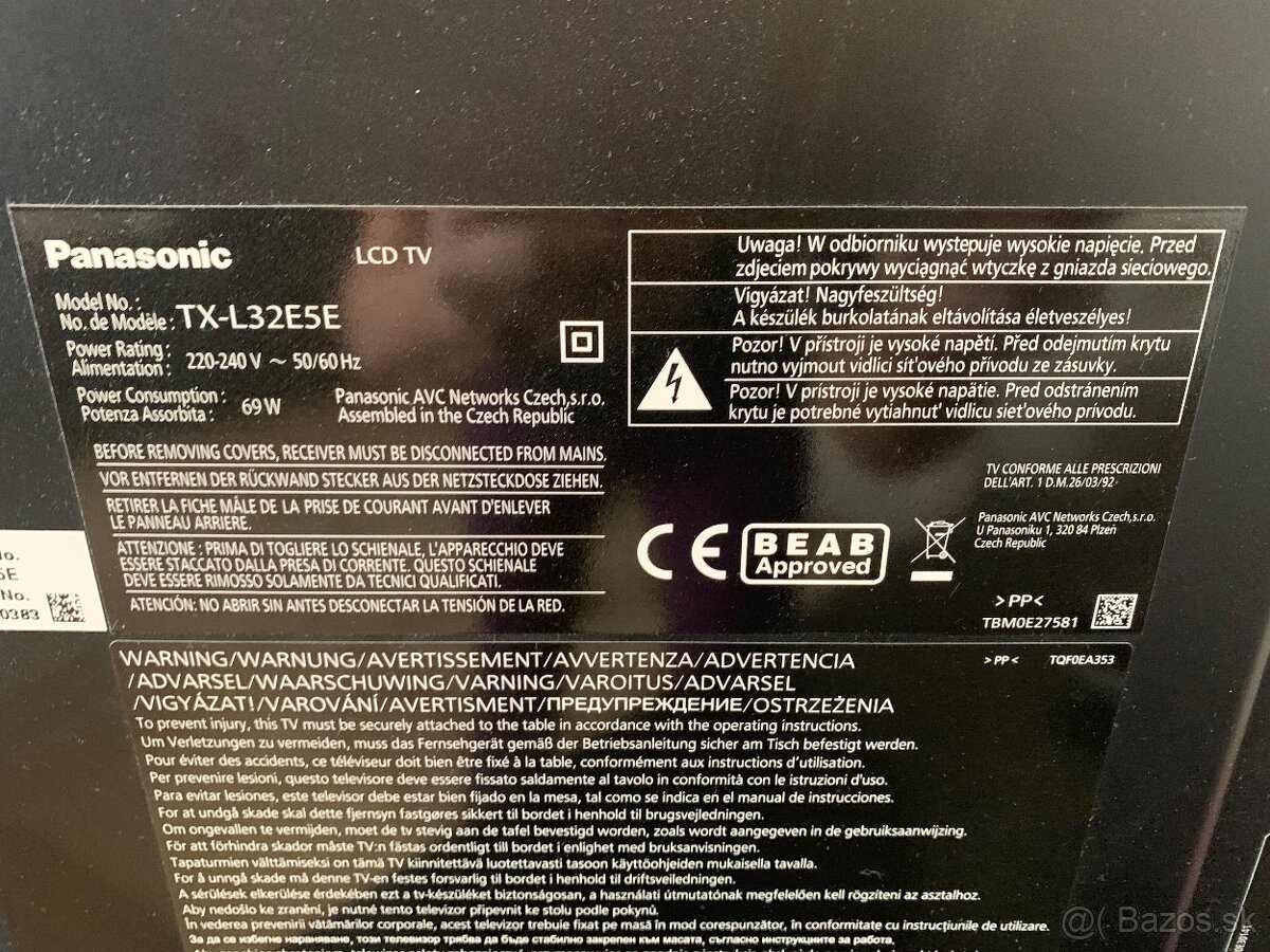 Televízor, Panasonic - 4