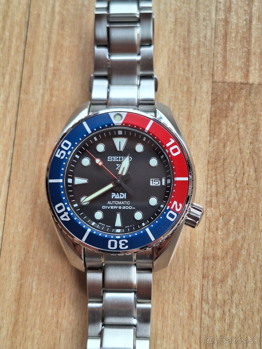 Predám Hodinky Seiko Prospex Sea Automatic Diver's PADI - 4
