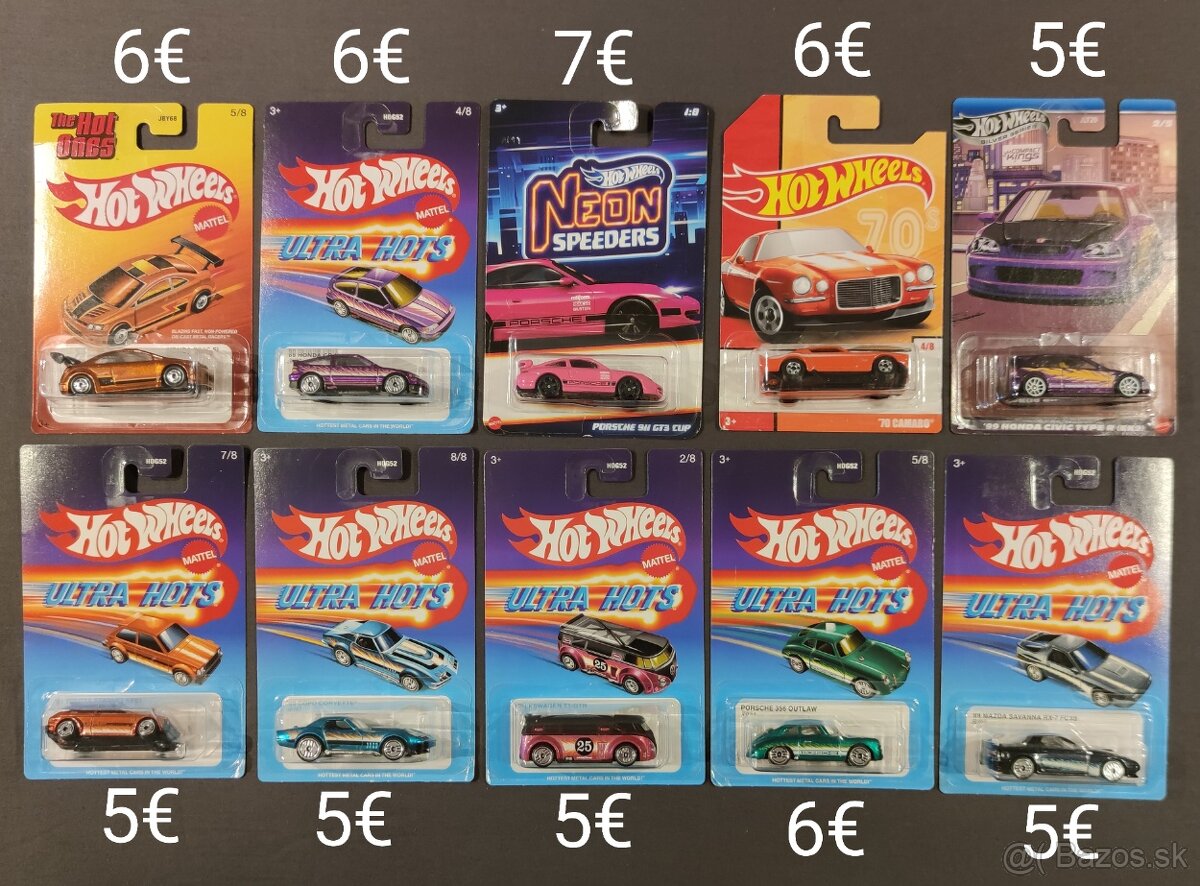 Hot Wheels kusovky zo sérií - 4