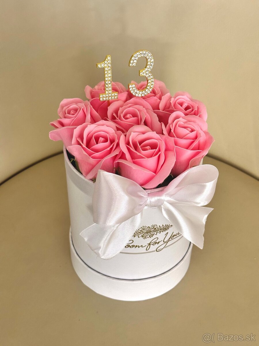 Box mydlových ruží so zápisom - 4