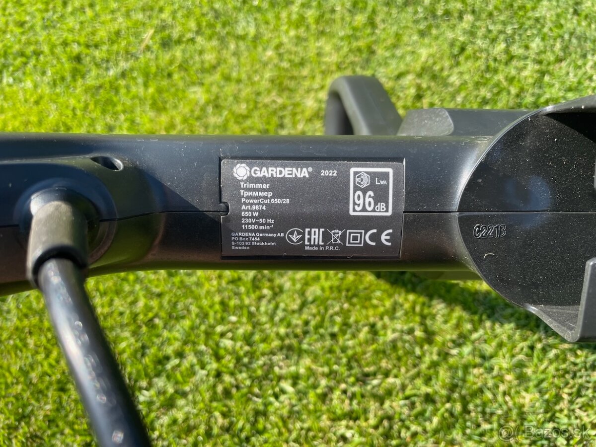 Predám strunovú kosačku GARDENA PowerCut 650/28 - 4
