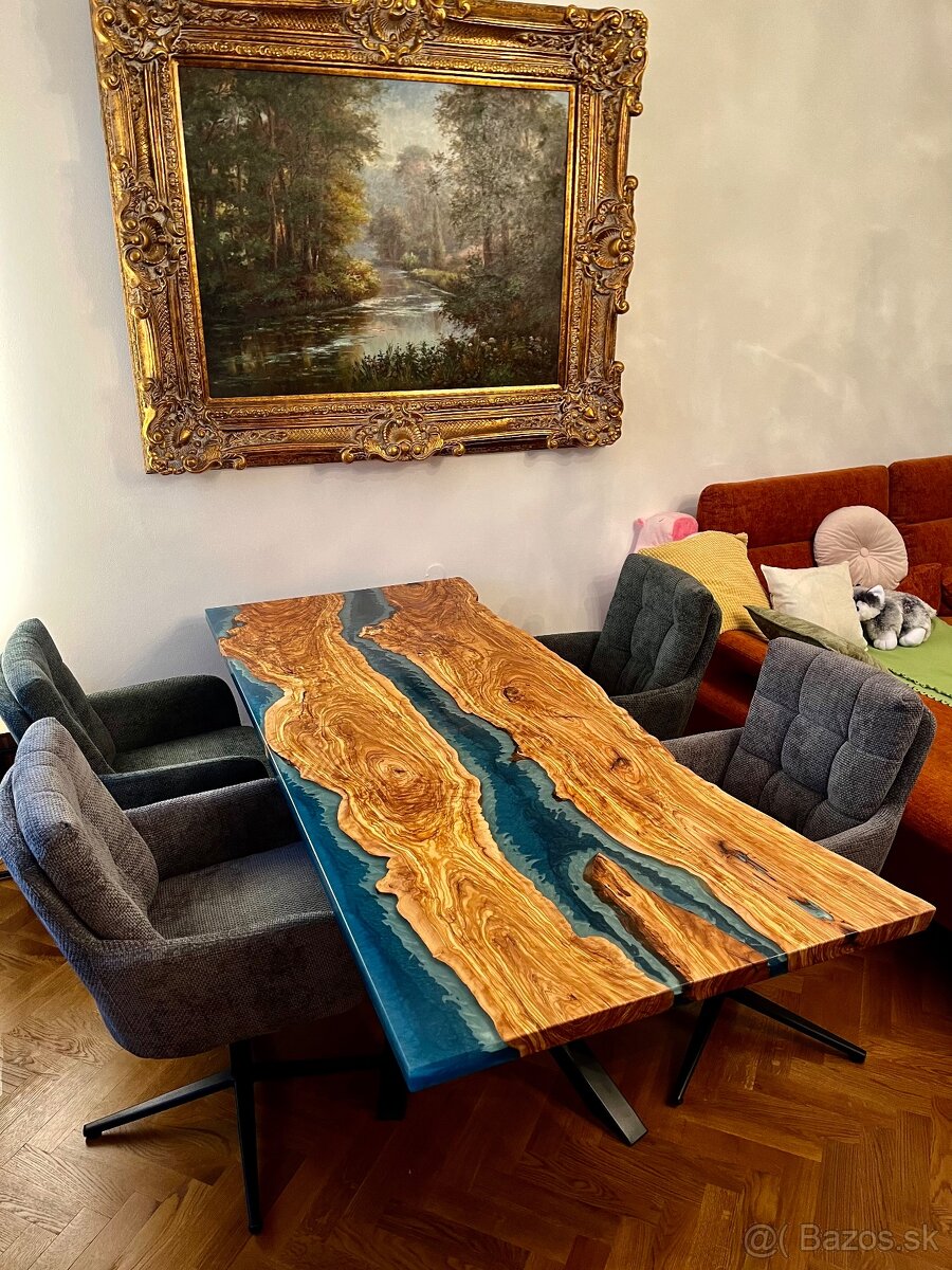 Jedalenský olivový stôl - 4
