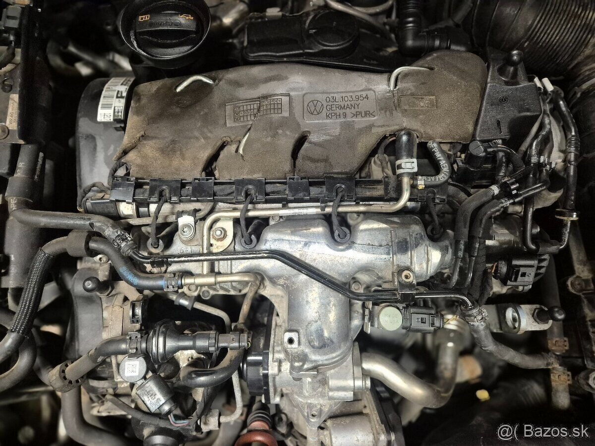 Predám kompletný motor 2.0TDi CBA/CBD/CBBB/CEGA - 4