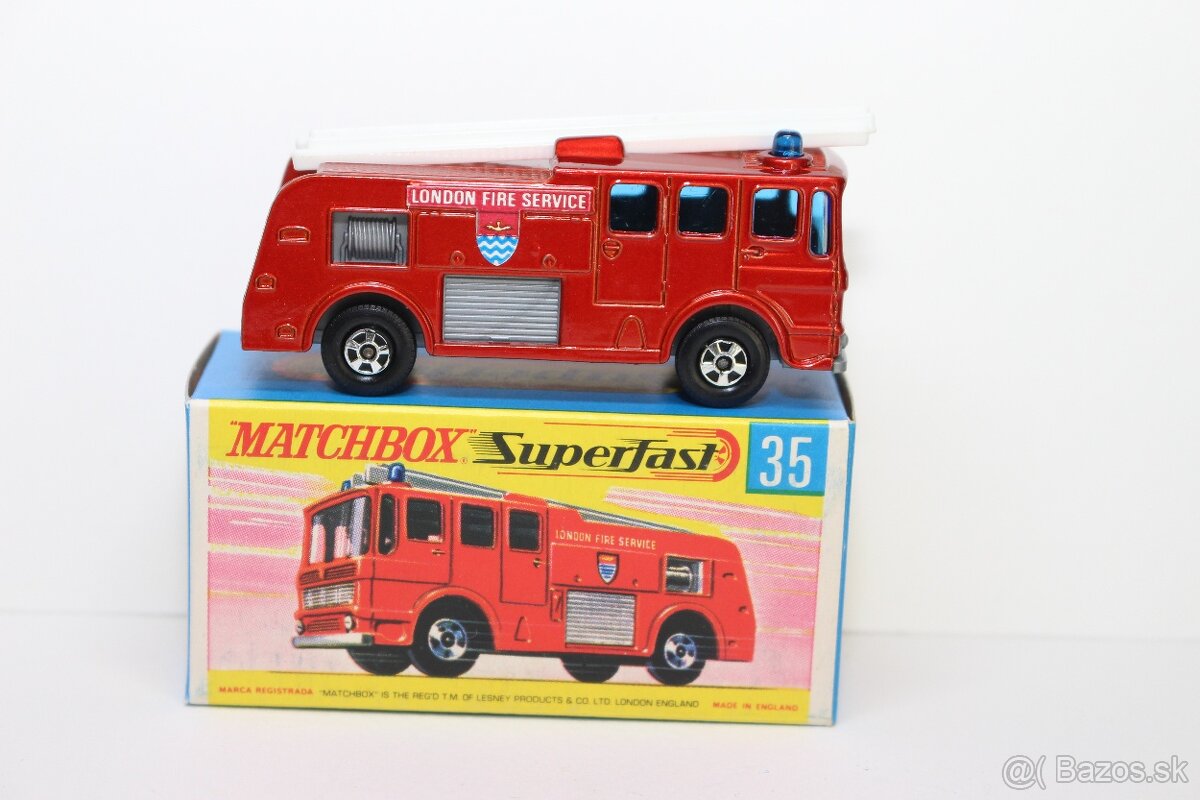 Matchbox SF Merryweather fire engine - 4