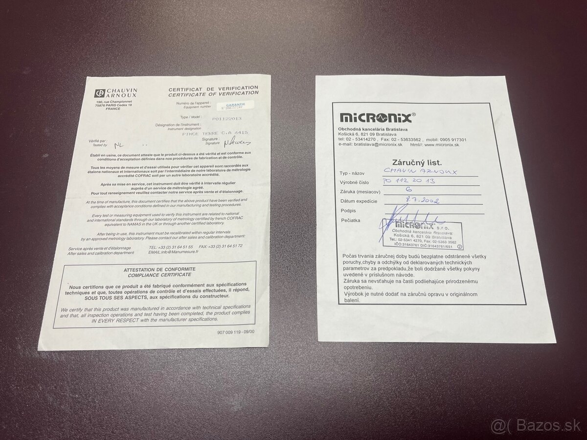 Chavin Arnoux C.A 6415 - 4