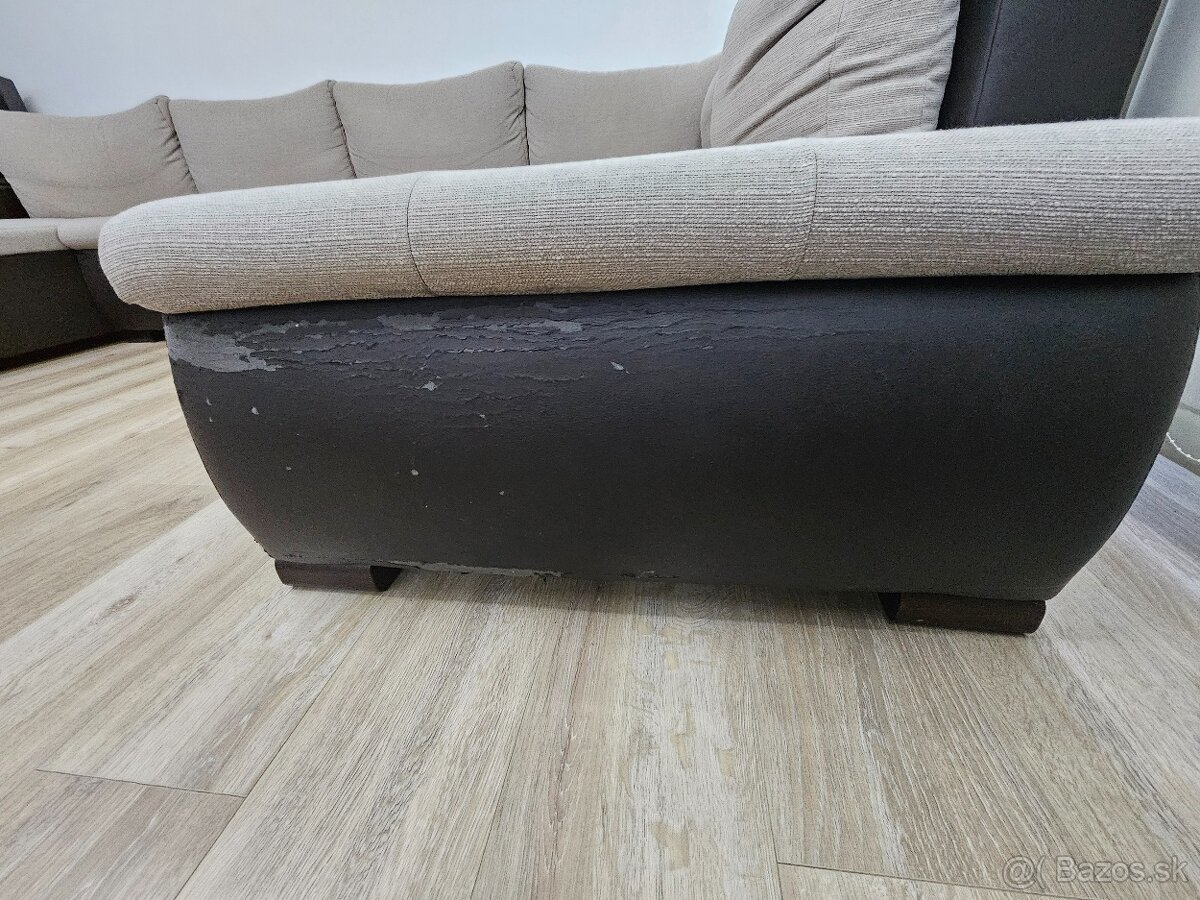 sedacia súprava rozkladacia v tváre U s úložným priestorom - 4