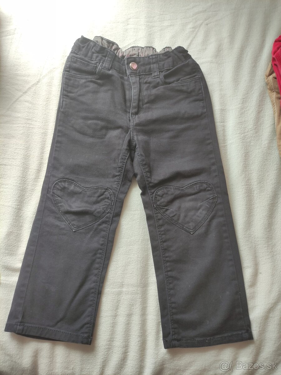 Dievčenské rifle značky H&M veľkosť - 4