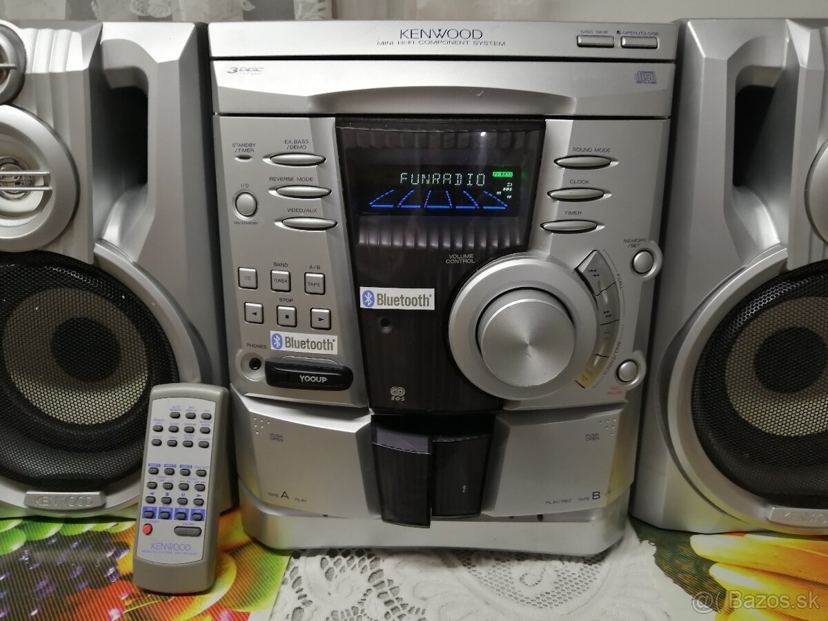 Bluetooth Kenwood hifi veža - 4