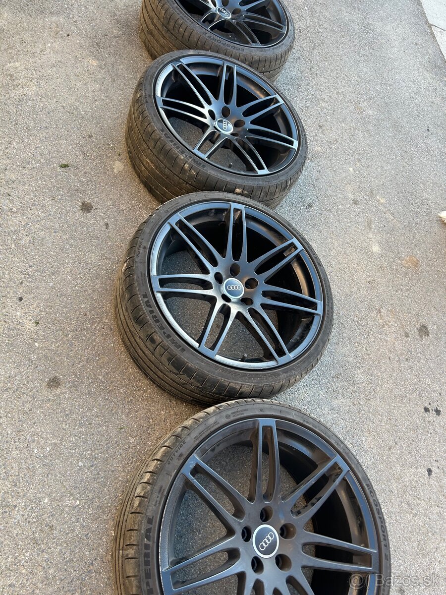 Predám / vymením Elektróny R20 AUDI + letné pneumatiky / - 4