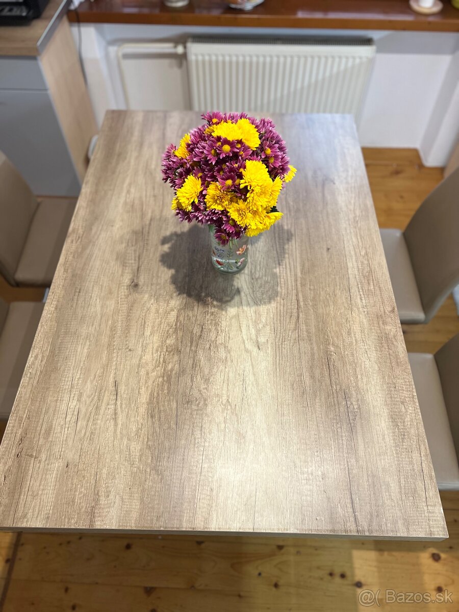 Jedálenský stôl so 4 stoličkami - 4