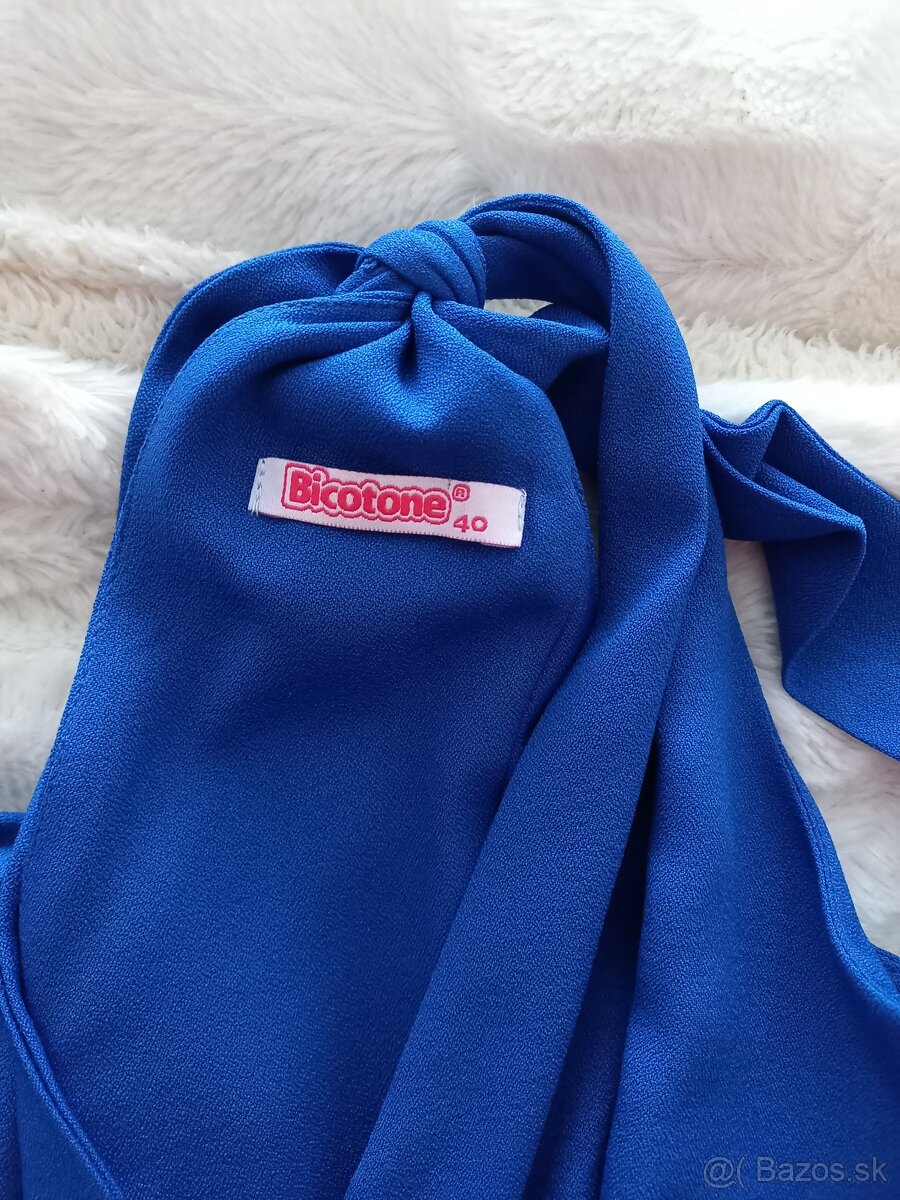 Dámske modré šaty - 4