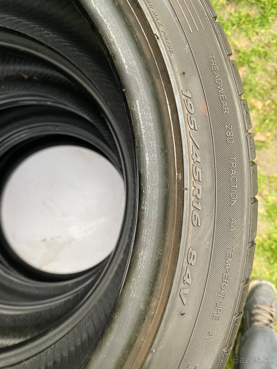 195/45 r16 letné HANKOOK 84V - 4