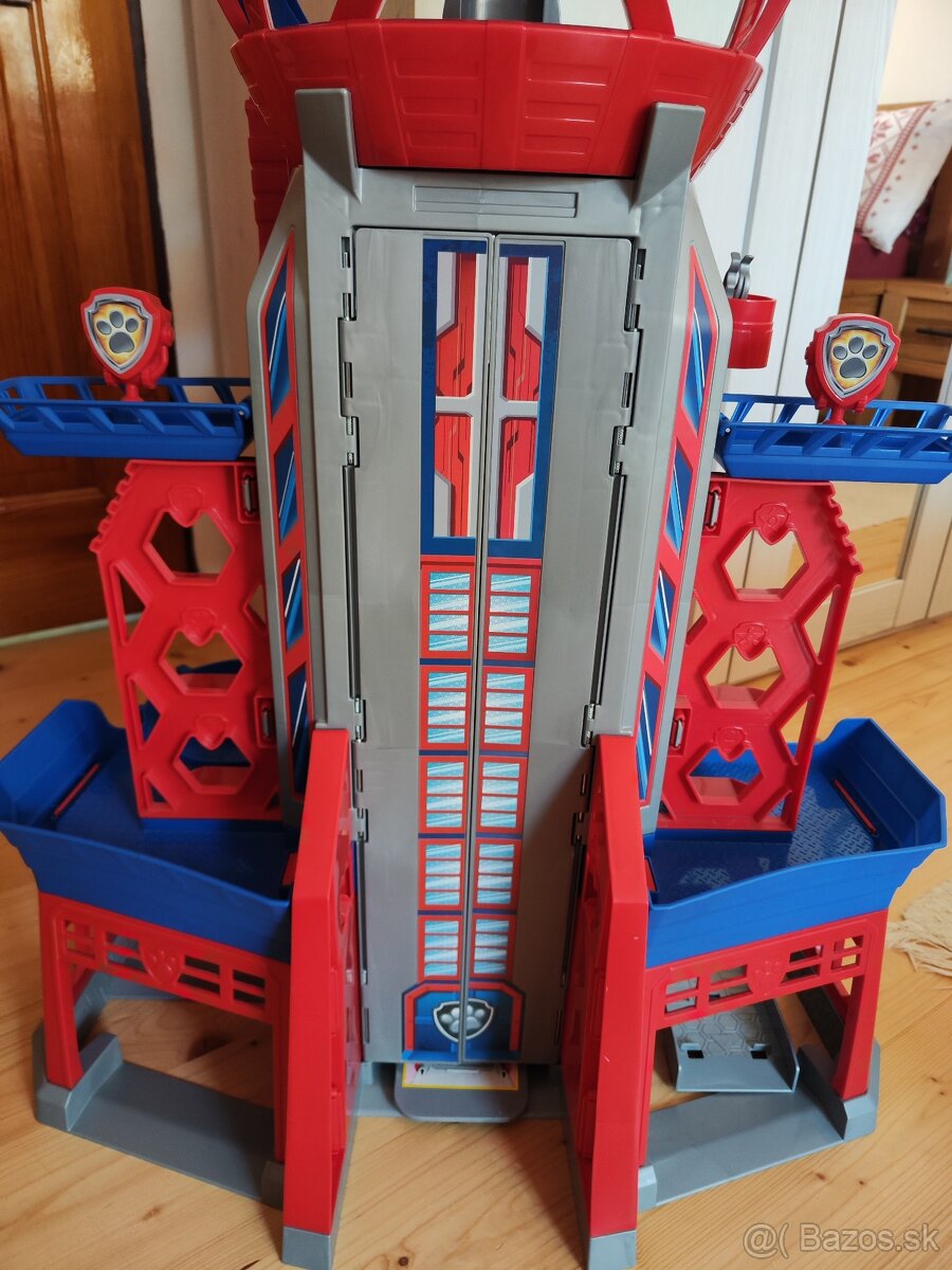 Paw patrol : veža + autíčka + drak + hra - 4