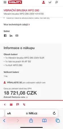 HILTI WFO 280 - 4