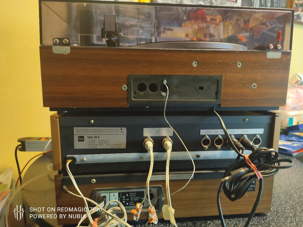 Vintage zostava Dual 68+-72rok+ gramafon - 4