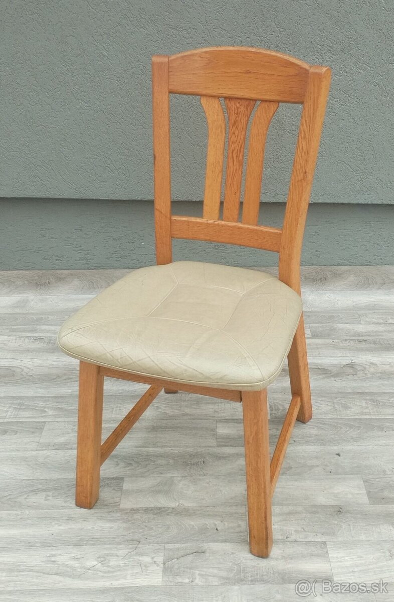 Set stoličiek z masívneho dreva ( 4 ks ). - 4