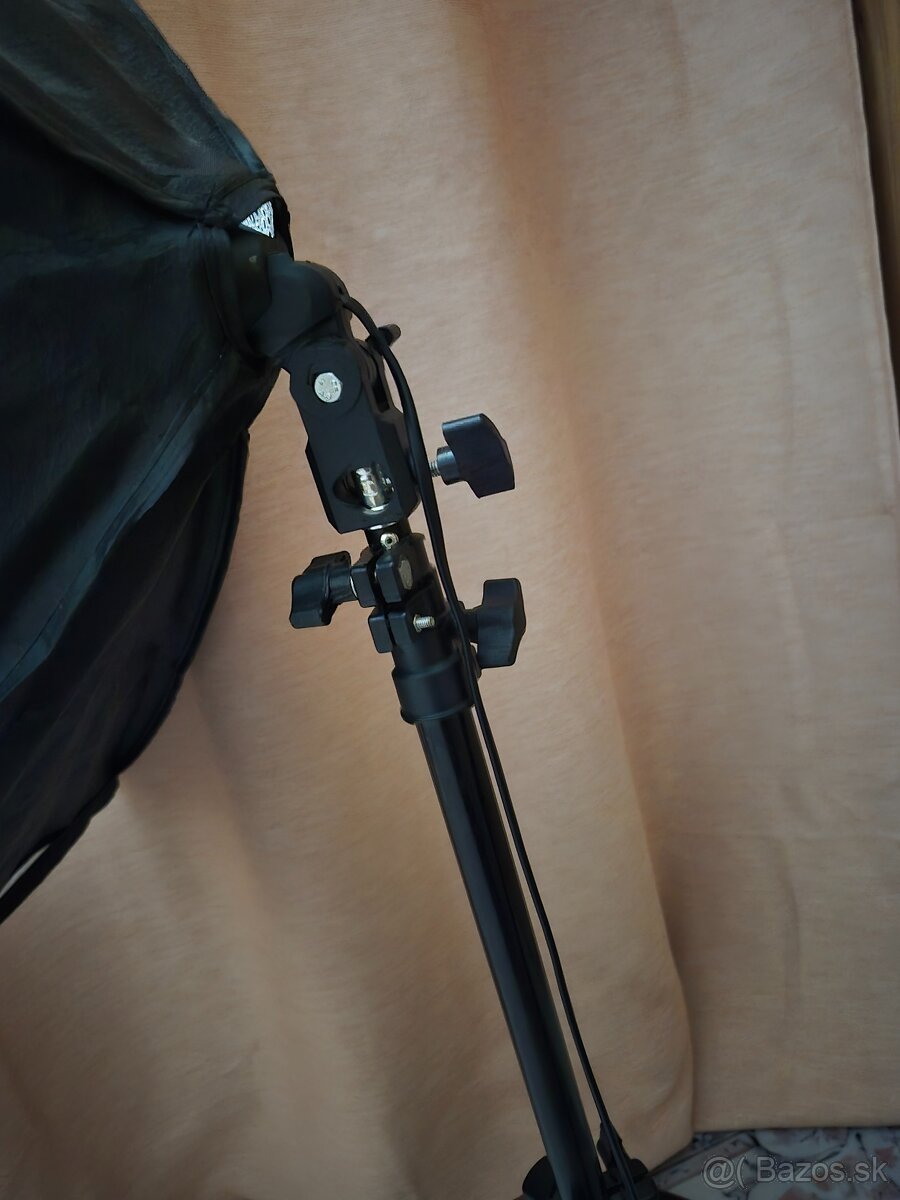 Štúdiový Softbox + Štúdiová 135W žiarovka do softboxu 5500K - 4
