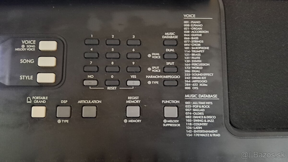 Klávesy Yamaha PSR-E373 - 4