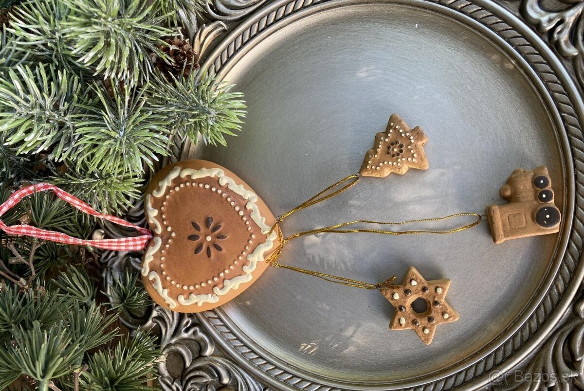 Závesné perníkové srdiečko - 4