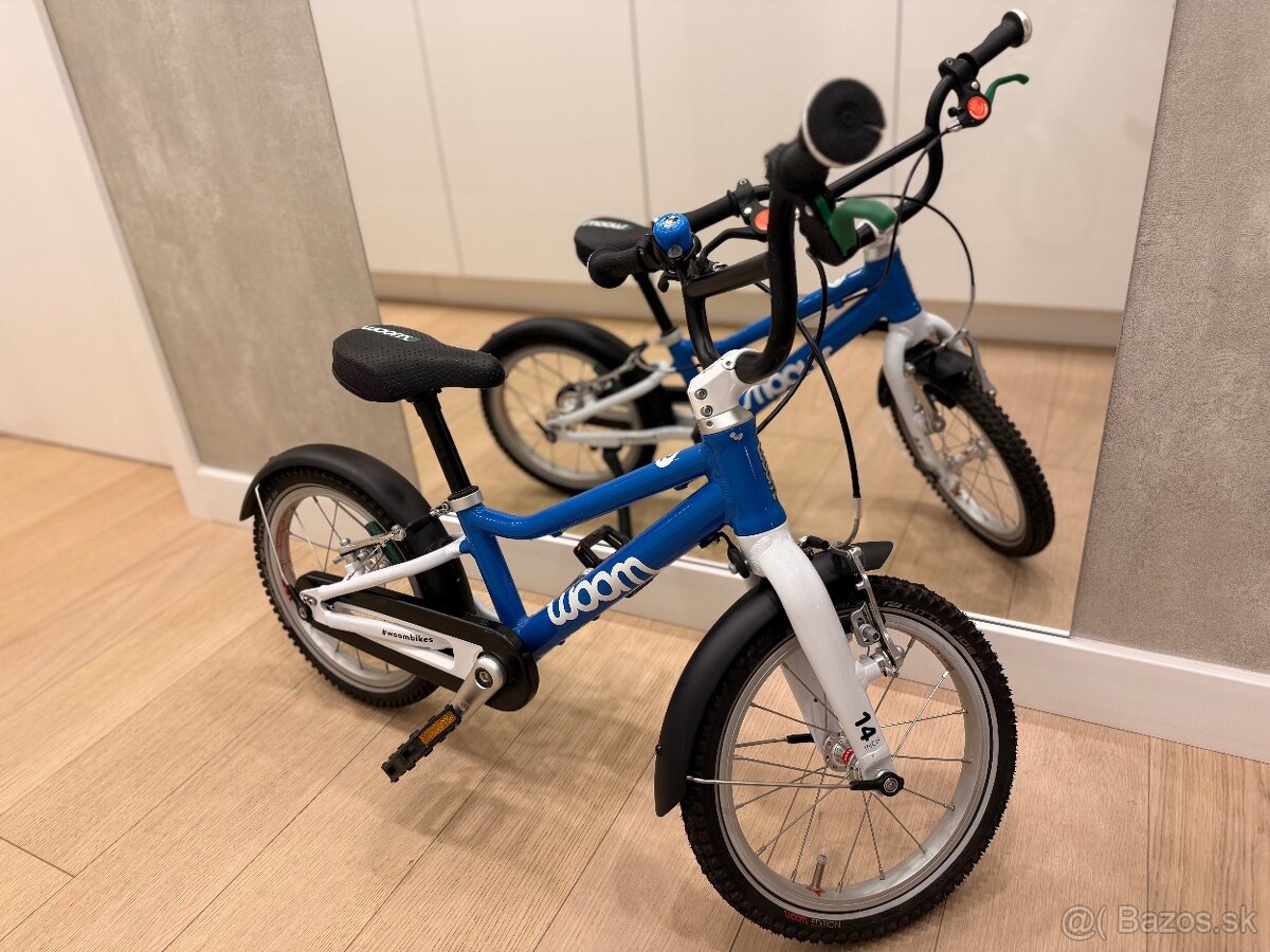 Woom 2 (14”) modry, pre deti od 3 rokov - 4