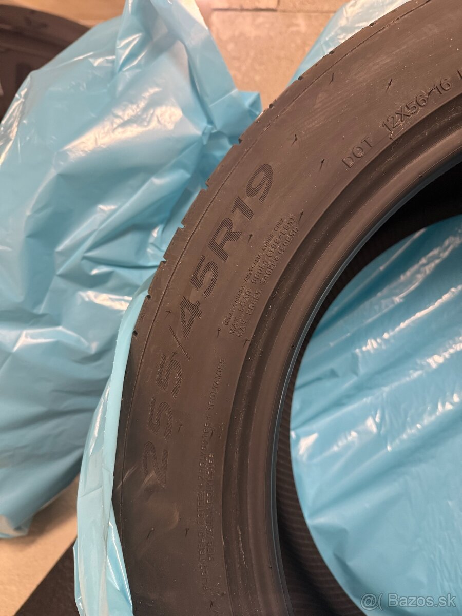 Predám letné pneumatiky Hankook 19'' 255/45/R19 - 4