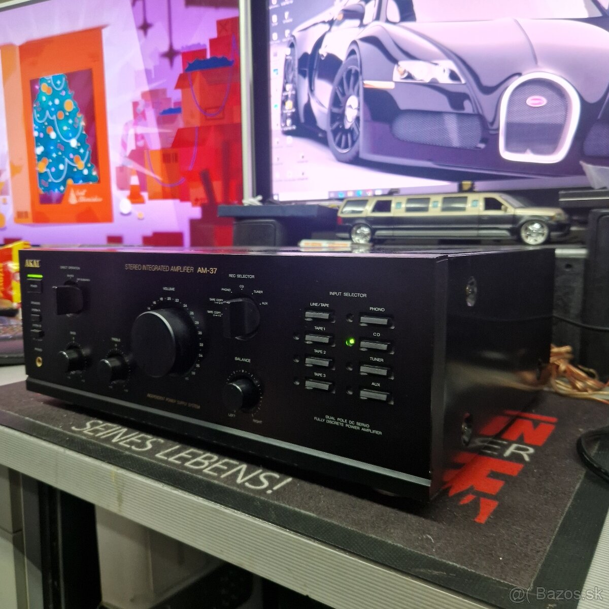 AKAI AM-37...ntegrovaný stereo zosilovač... - 4