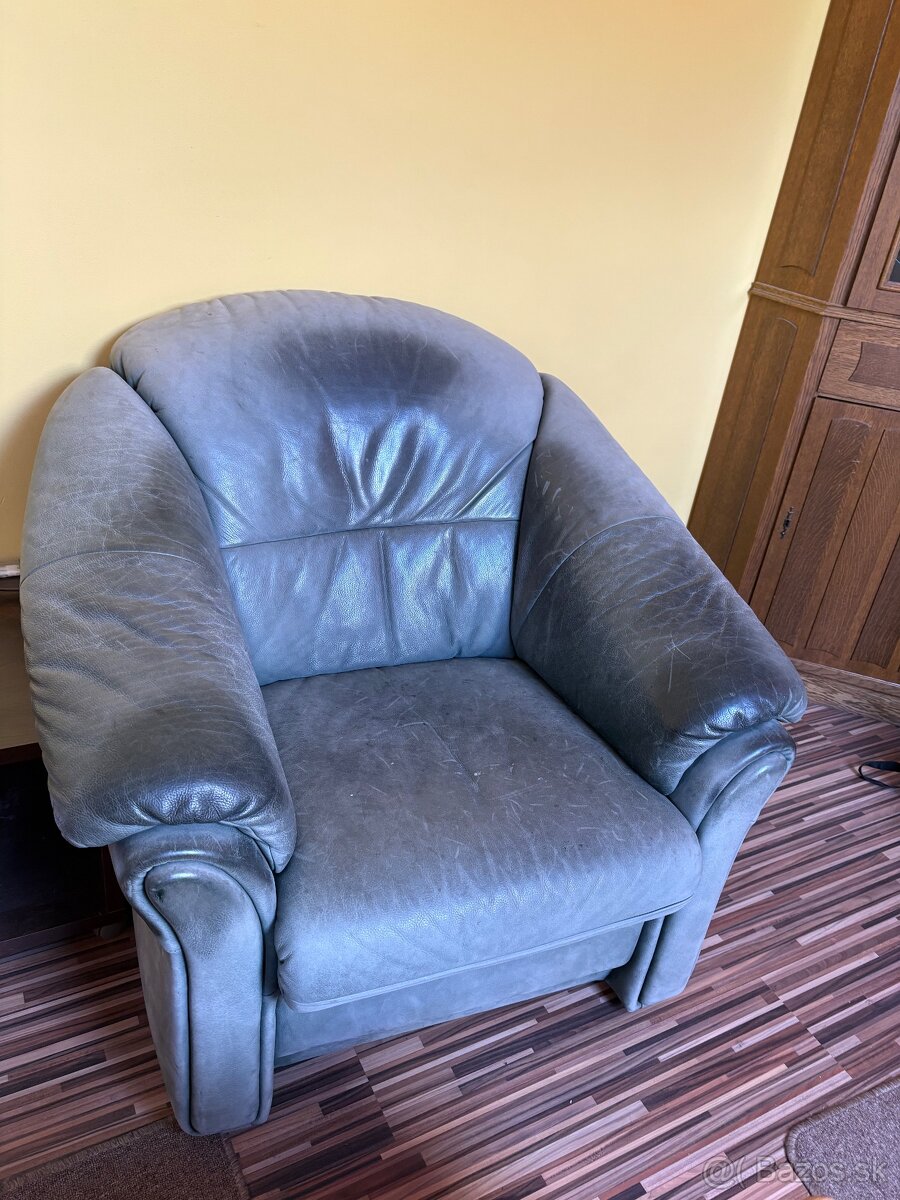 Kožený rohový gauč - 4