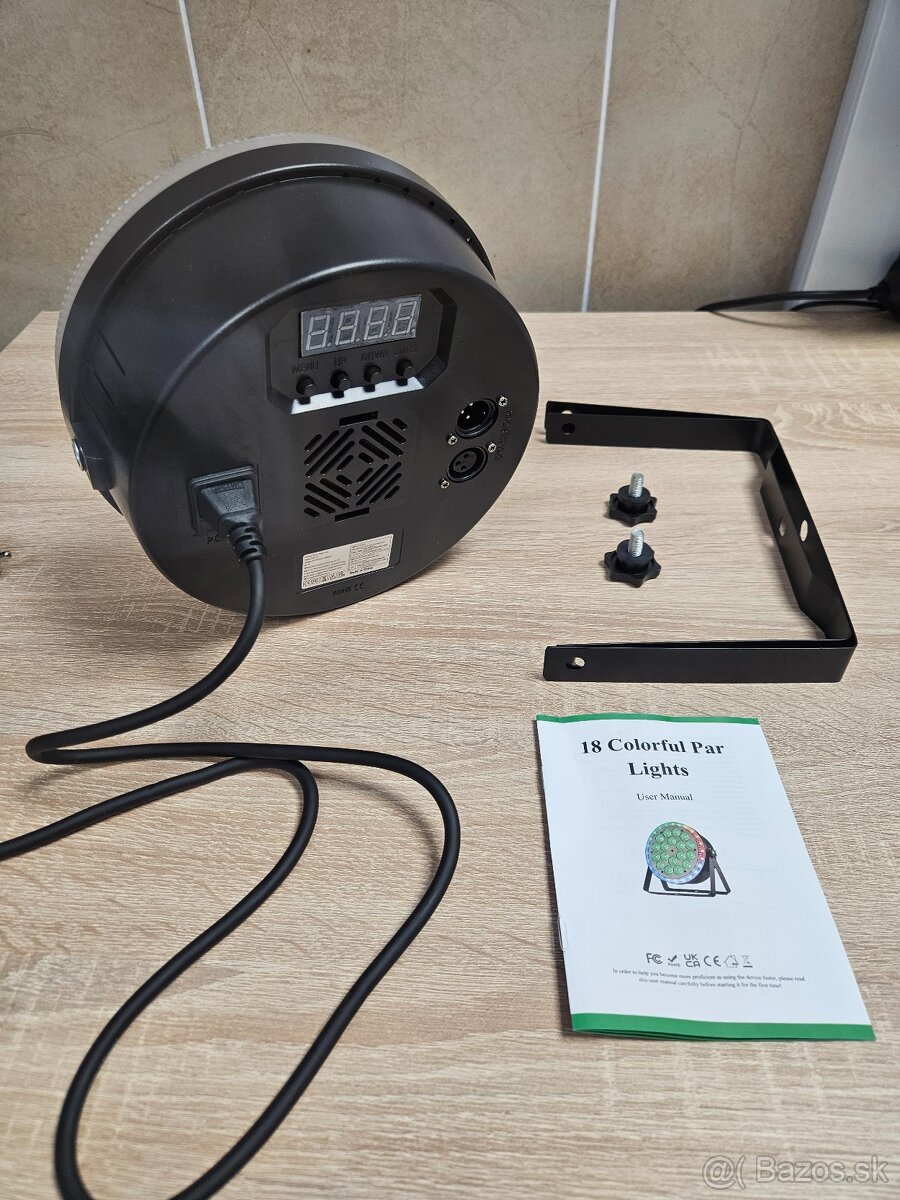 6x Led par 180W s led kruhom, RGBW, dmx - 4