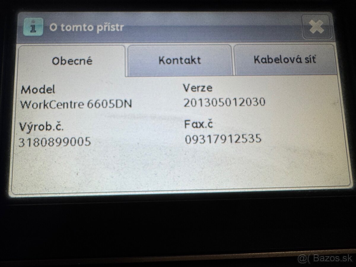Sieťová tlačiareň XEROX 6605 - 4