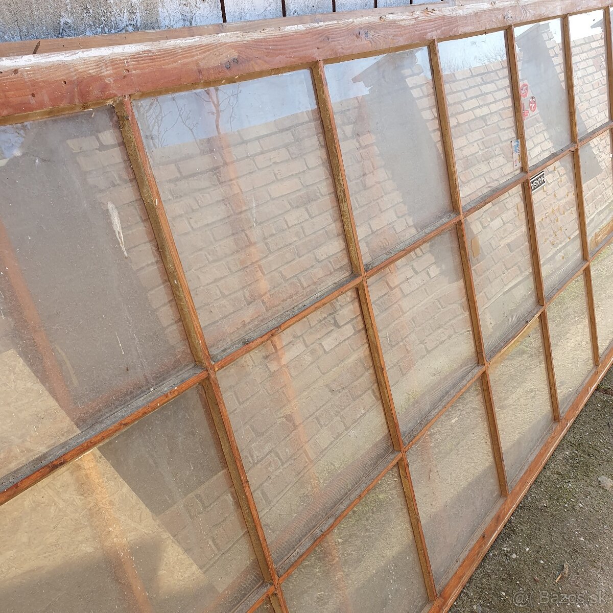 Drevený presklený panel - 4