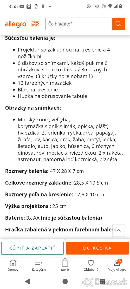 Detský projektor na kreslenie - 4