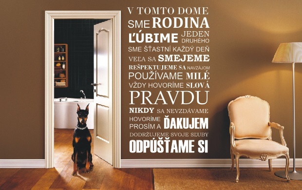 Nálepky na stenu - Texty - 4