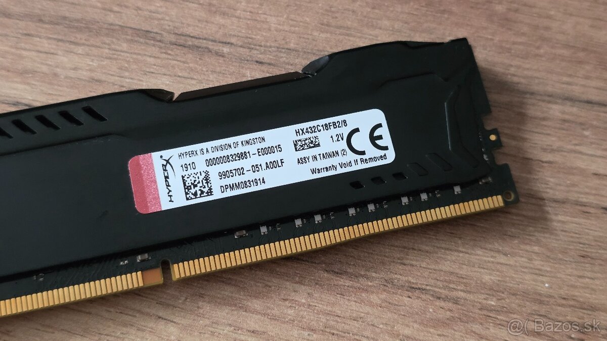 RAM DDR4 Kingston HyperX 3200Mhz 16GB - 4