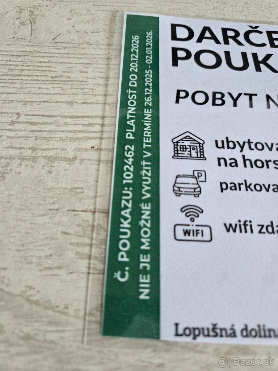 Darčekový poukaz chata - 4