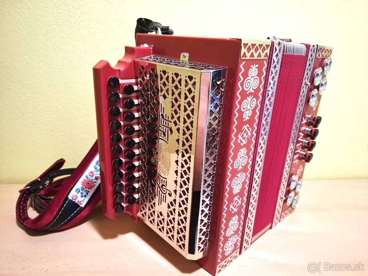 Heligónka E&R Jelinek, Elegant 2 Maľba čičmany - 4