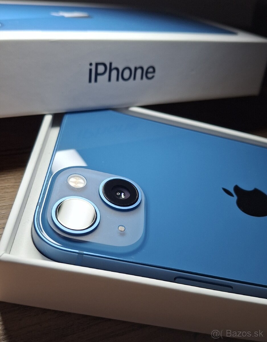 Iphone 13 Blue 128GB, AKO NOVÝ, NOVÁ BAT.100% - 4