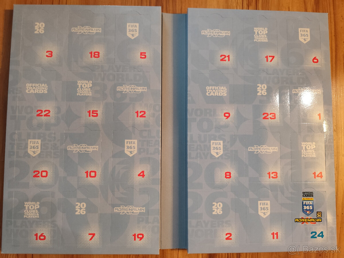 Futbalové kartičky FIFA 365 2026 - adventný kalendár - 4