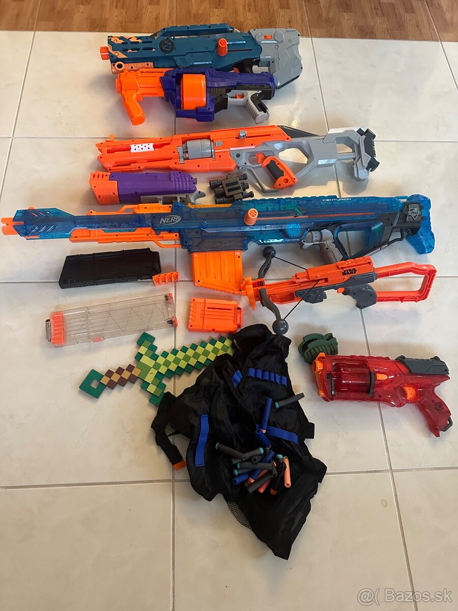 Nerf zbierka s taktickou vestou - 4