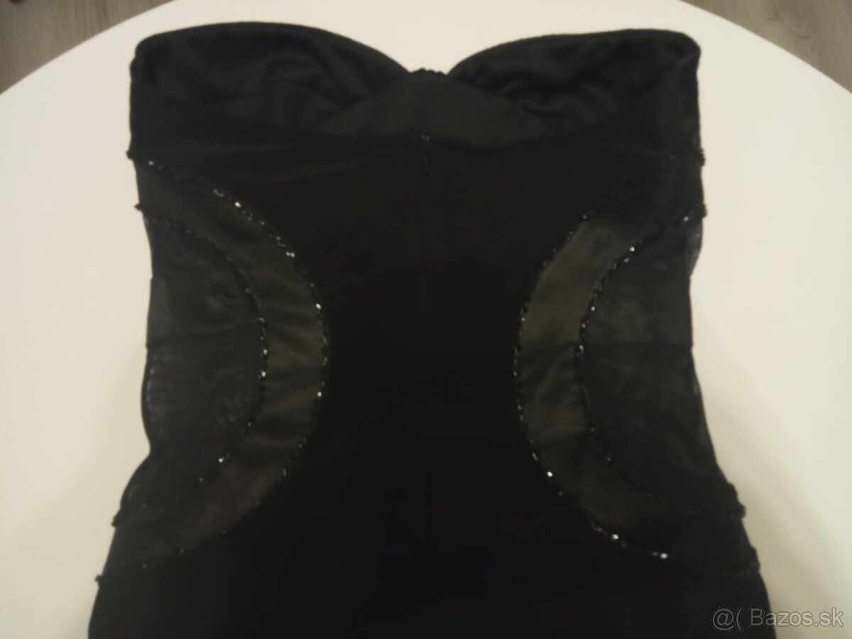 DLHÉ SPOLOČENS.ŠATY č.38-40+NÁUŠNICE+NOVÁ SPOLOČ.KABELKA=15€ - 4